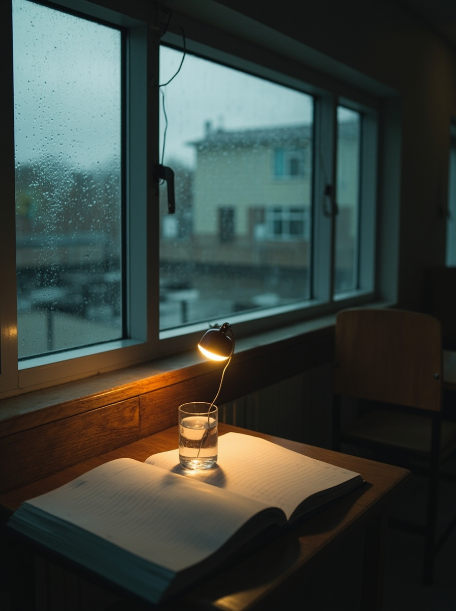 雨天的教室 你借我半块橡皮